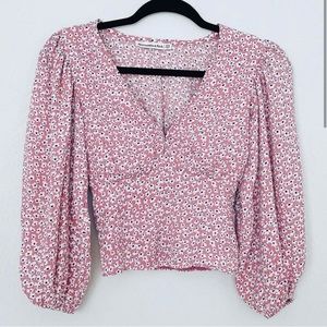 Abercrombie Floral Blouse